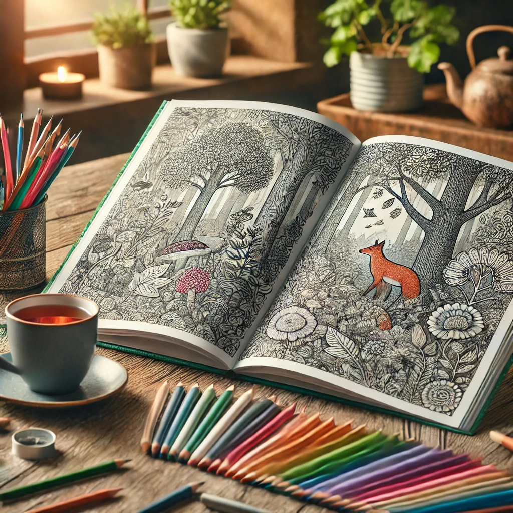 Naturmalbücher zum Entspannen – Kreatives Malen gegen Stress