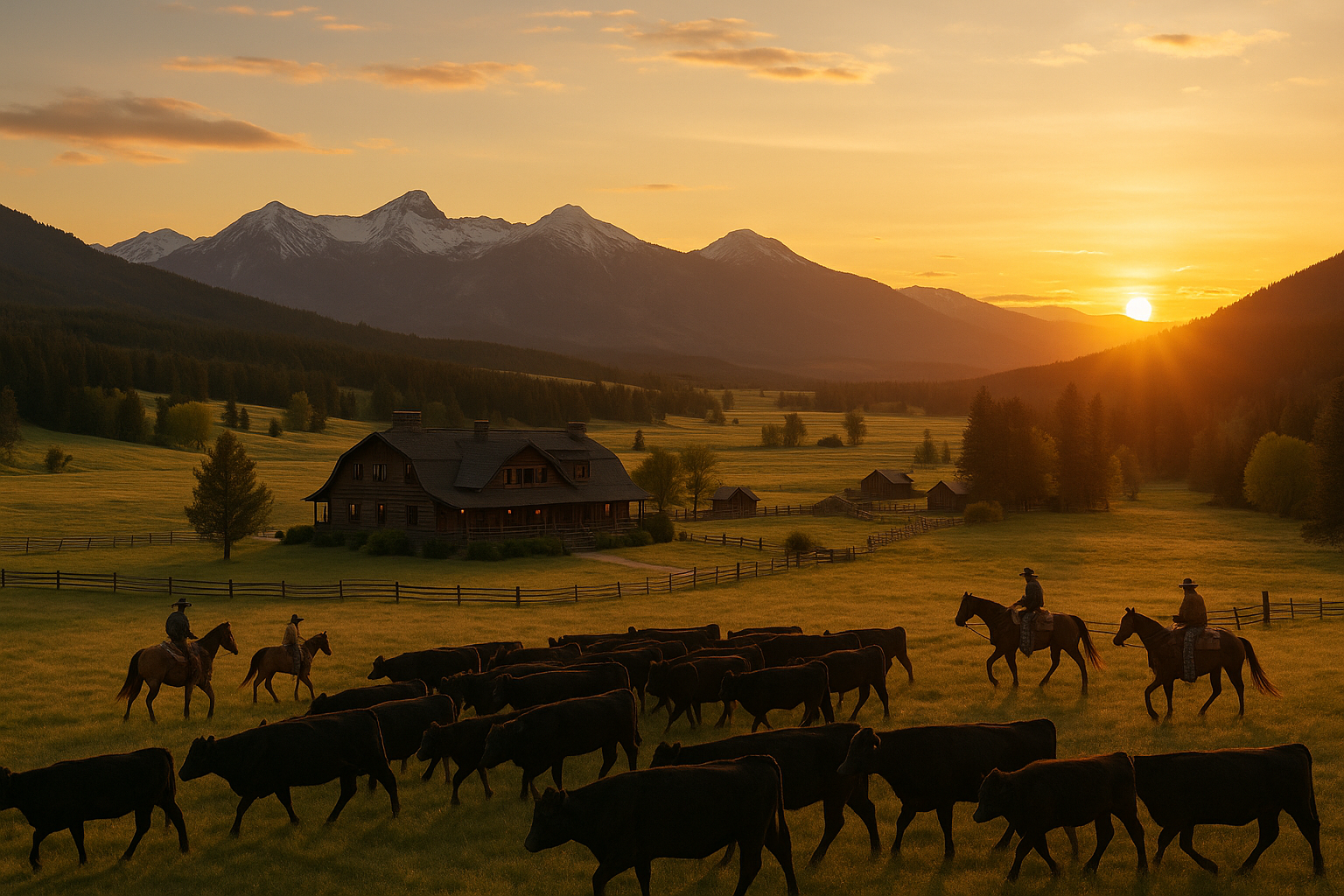Die Yellowstone Dutton Ranch – Herz und Seele eines modernen Western ...